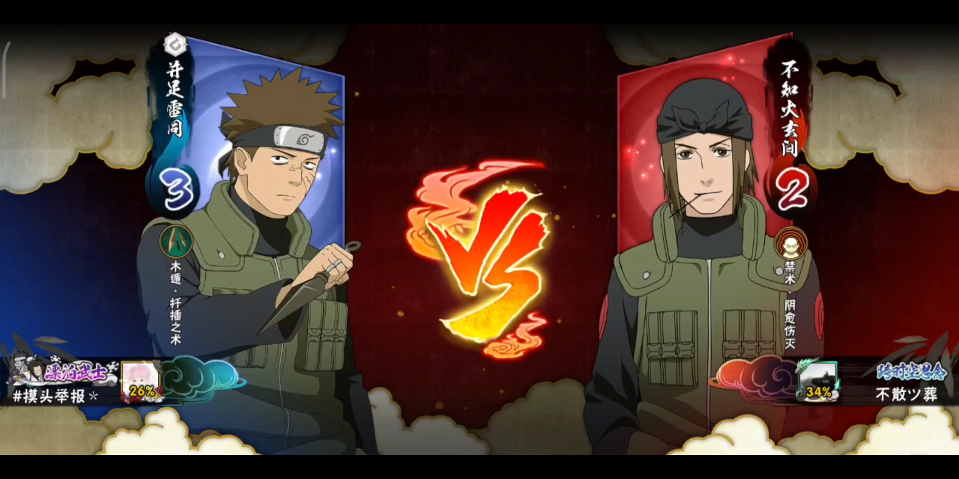 游河新新火影忍者木叶保安大队的日常切磋