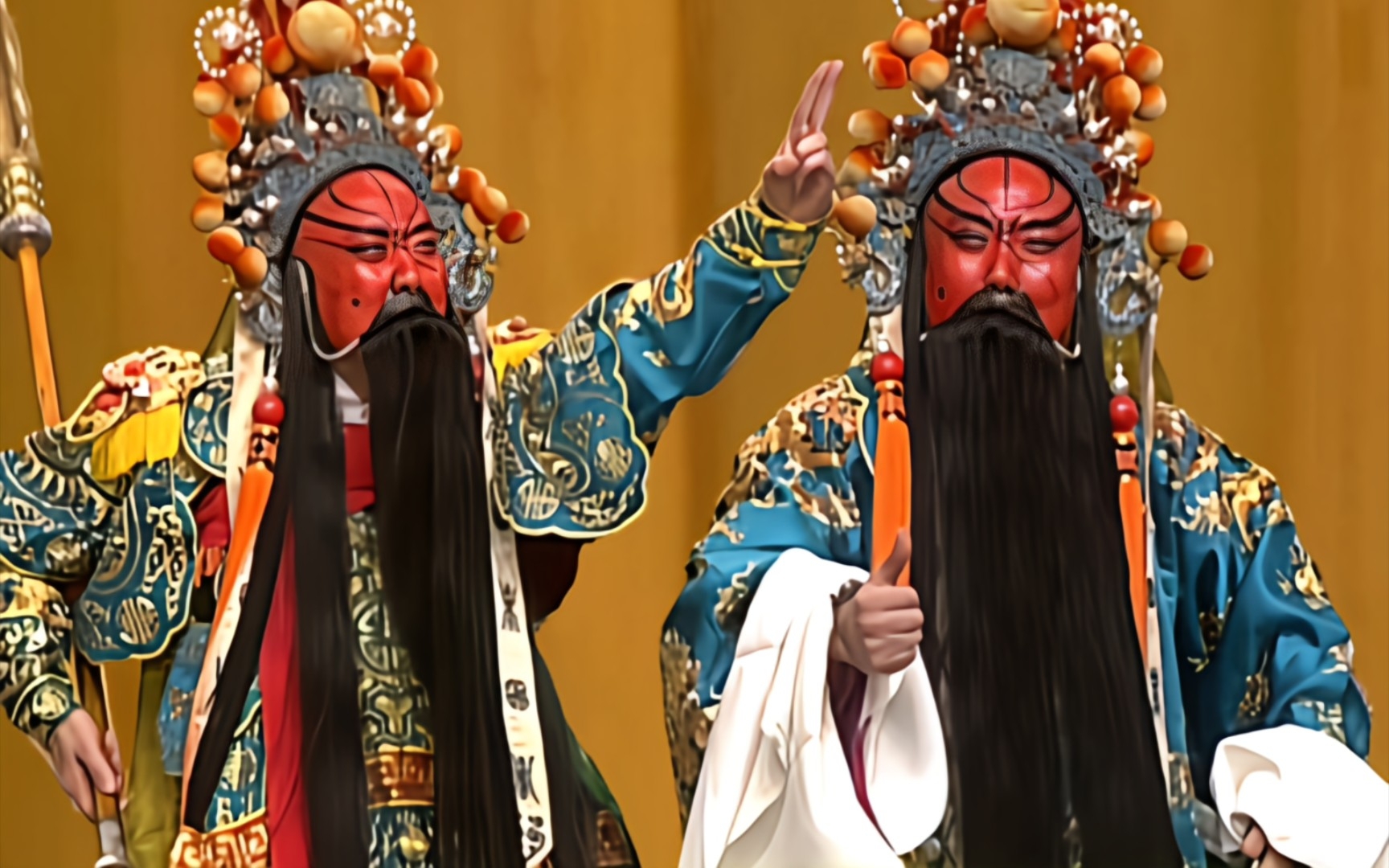 京剧《战长沙》唱段(高清)齐宝玉饰关羽/周少麟录音——自配字幕