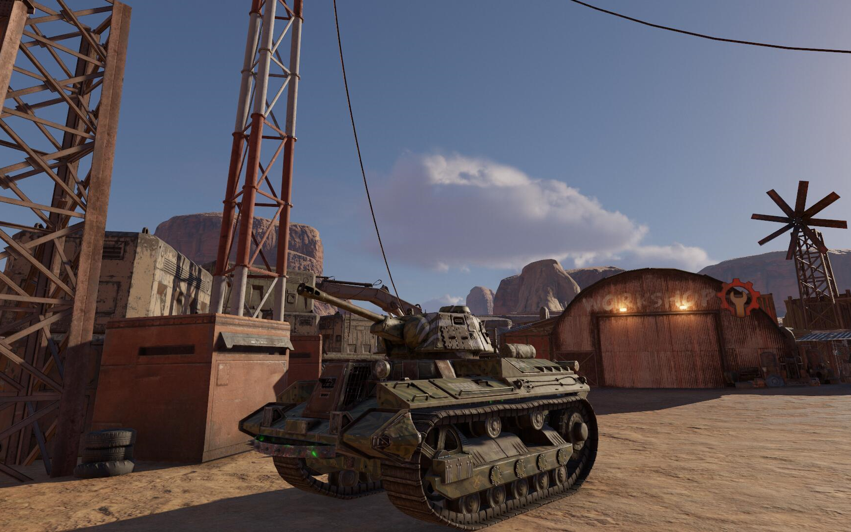 创世战车x战争雷霆废土中的t34