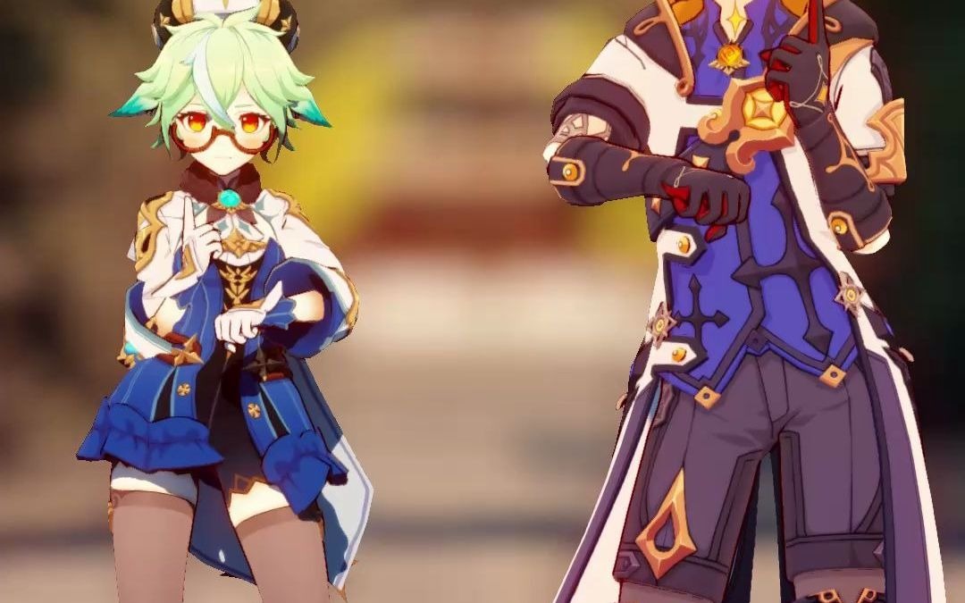 原神mmd砂糖x阿贝多