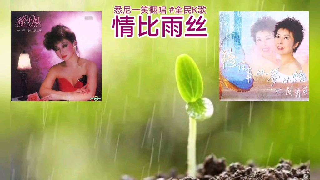 [图]《情比雨丝》(粤语) 悉尼一笑翻唱 #徐小凤 #关菊英 #全民K歌 #YOUTUBE