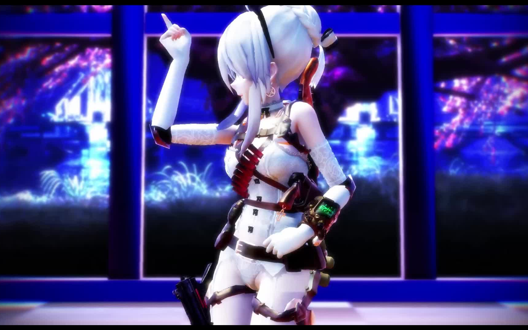 [mmd]弱音姐姐,你.居然.