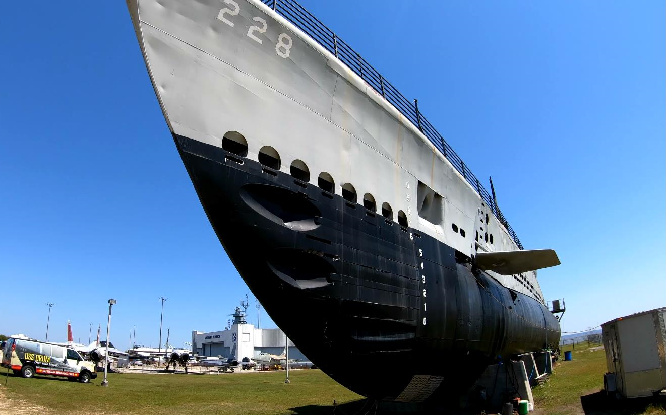 【阿拉巴马州/莫比尔/战舰纪念公园】二战水下主力之一99加托级潜艇