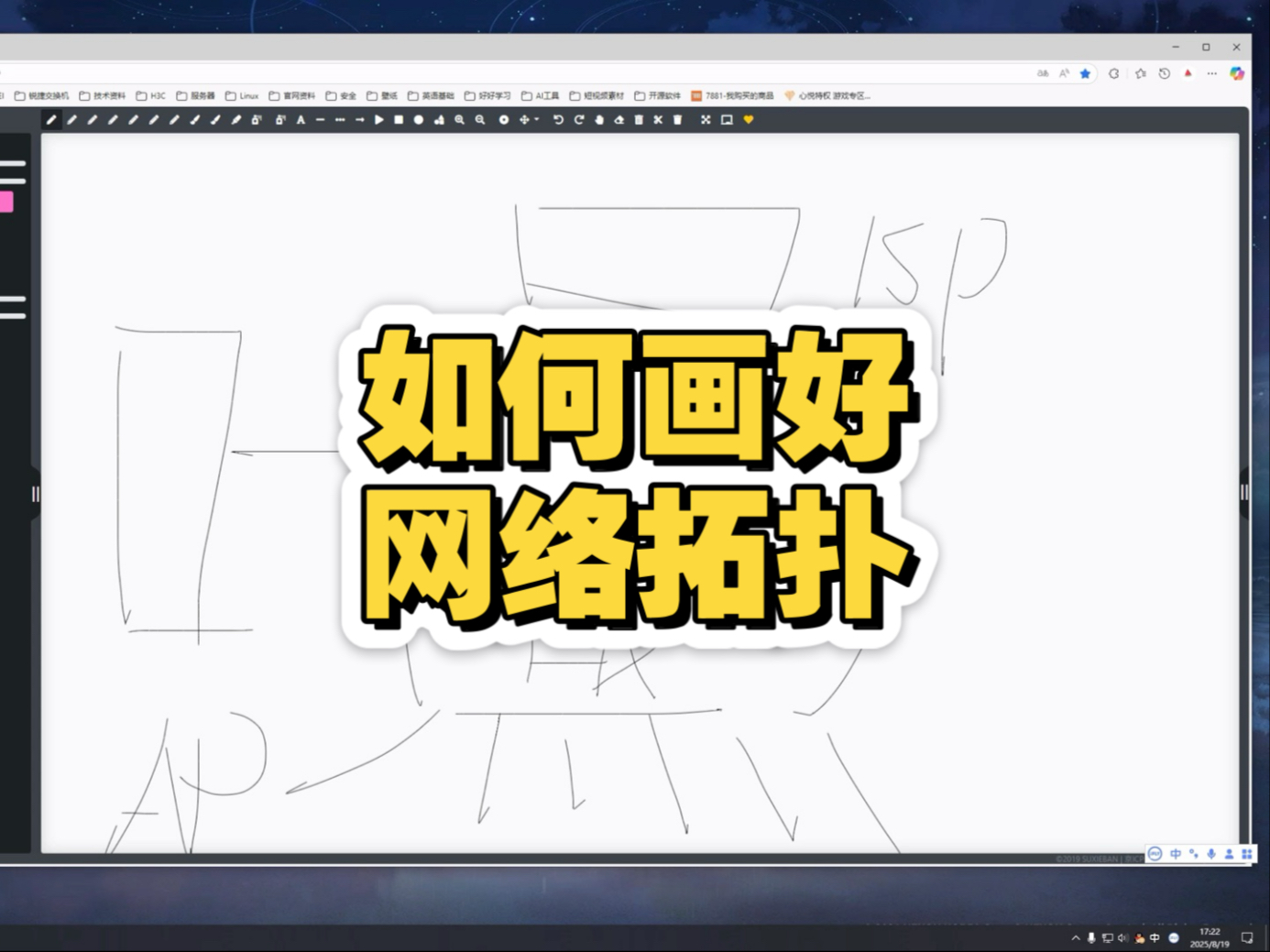 如何画好网络图谱图(附带图标库+基础拓扑图)