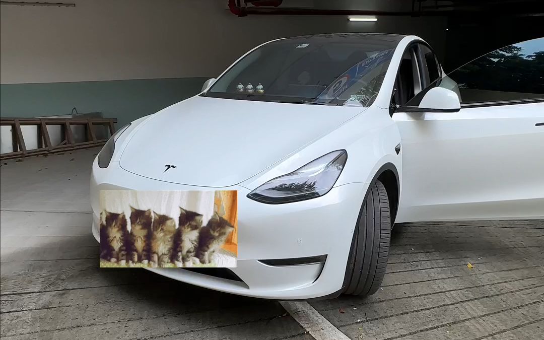 特斯拉modely遮阳防晒黑科技—智能光感天幕