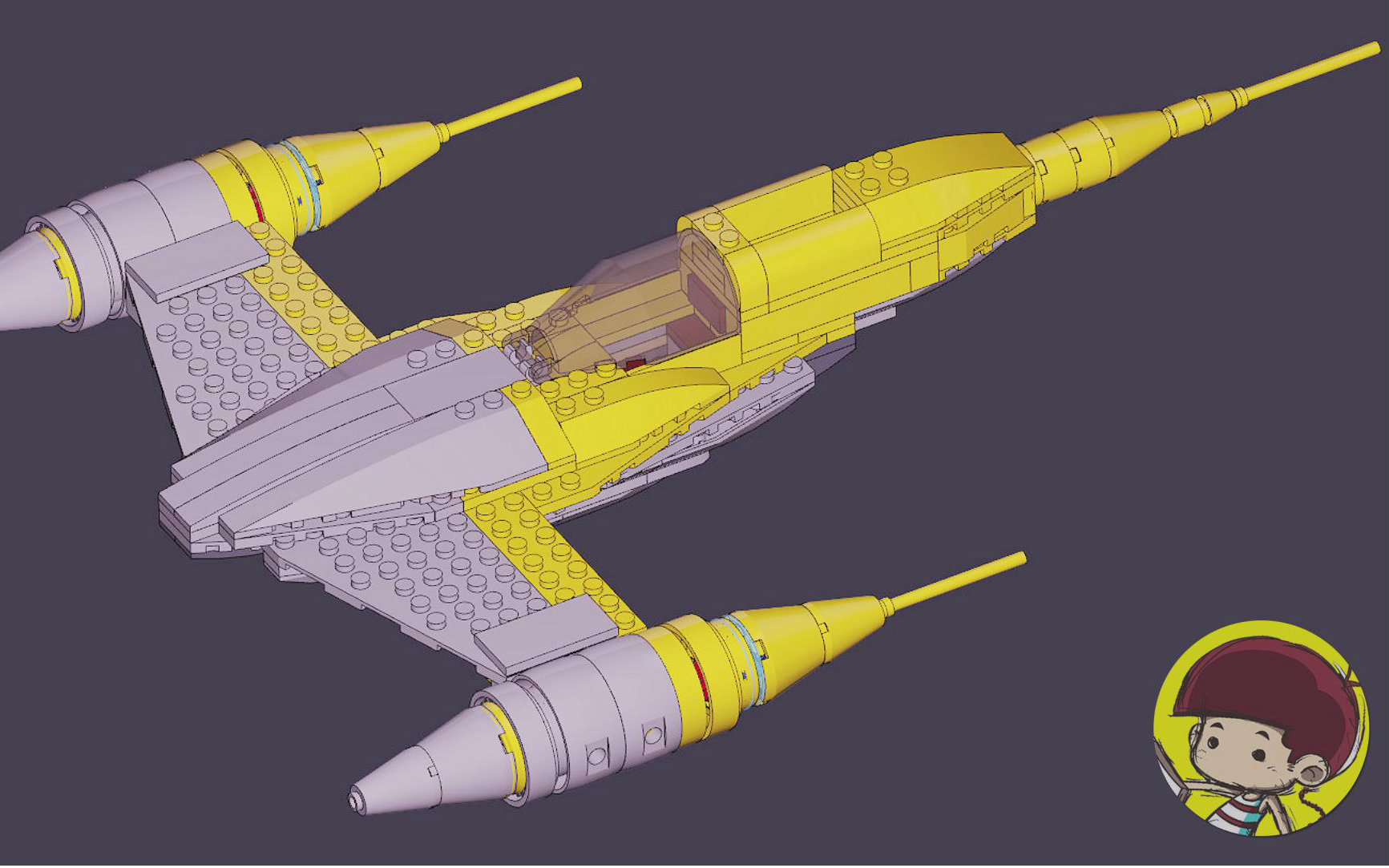 魔拼★ lego 乐高 75092 星战纳布星际战机