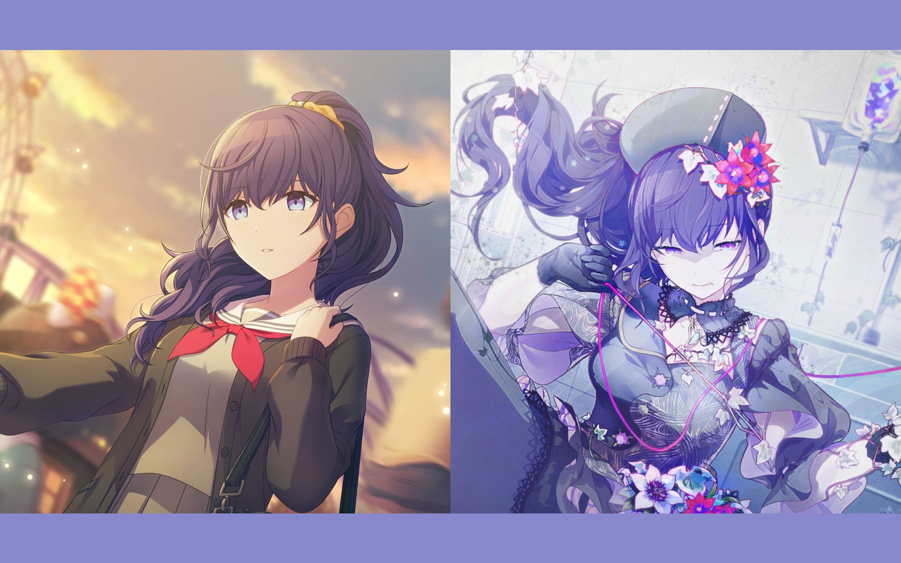 【中字】4★朝比奈真冬「在茜色下的温暖中」卡面剧情前后篇_哔哩哔哩