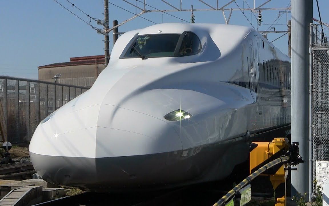 新车亮晶晶新干线!n700a g46浜工场内运转