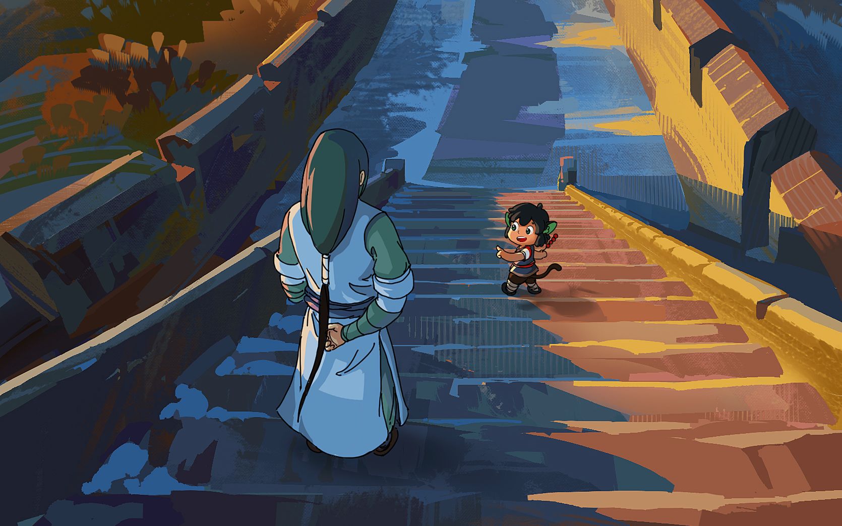 罗小黑战记73国庆长城篇小黑师傅国庆节长城的人都去哪了不是该暴堵