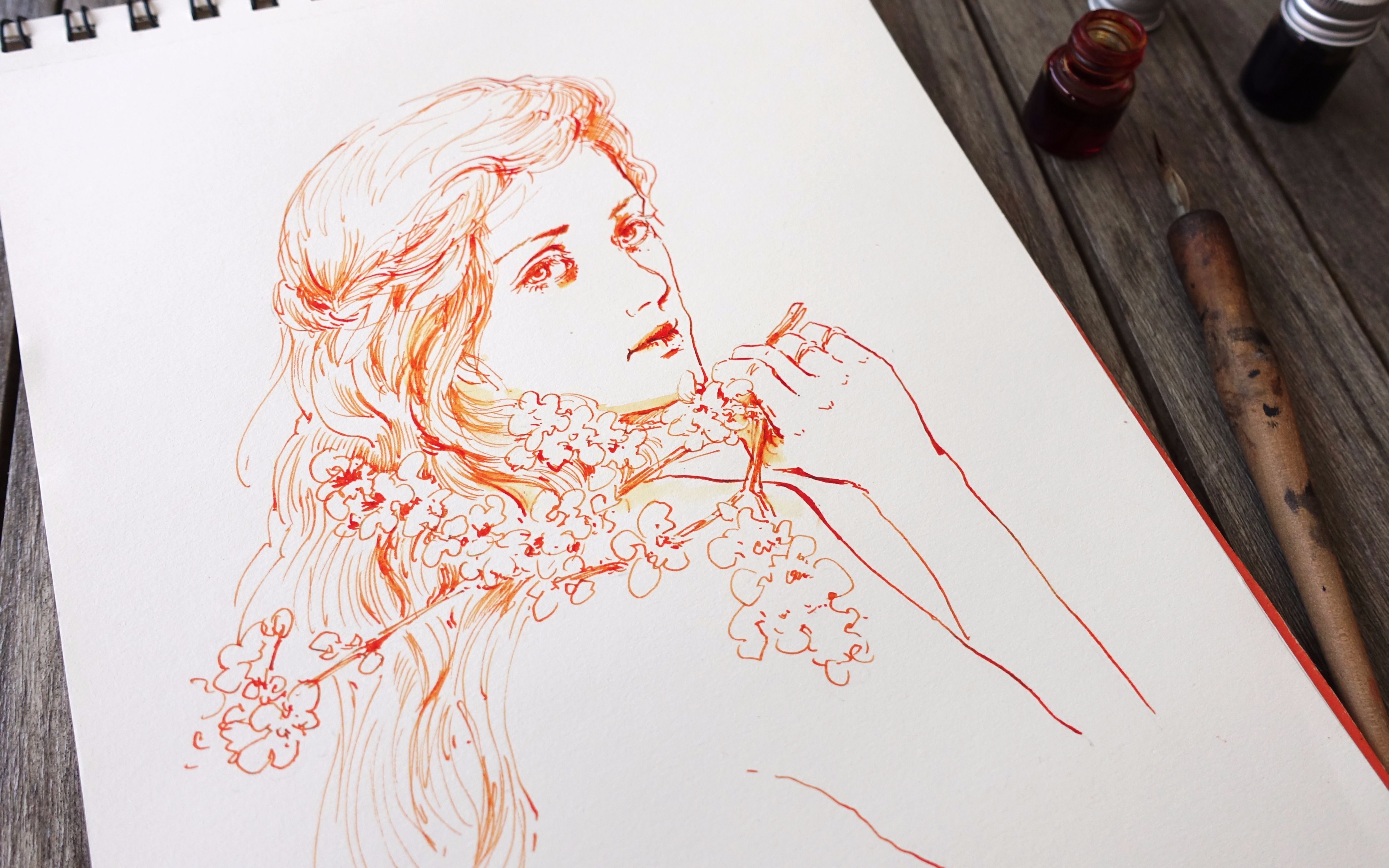 【4期】蘸水笔速写-人物