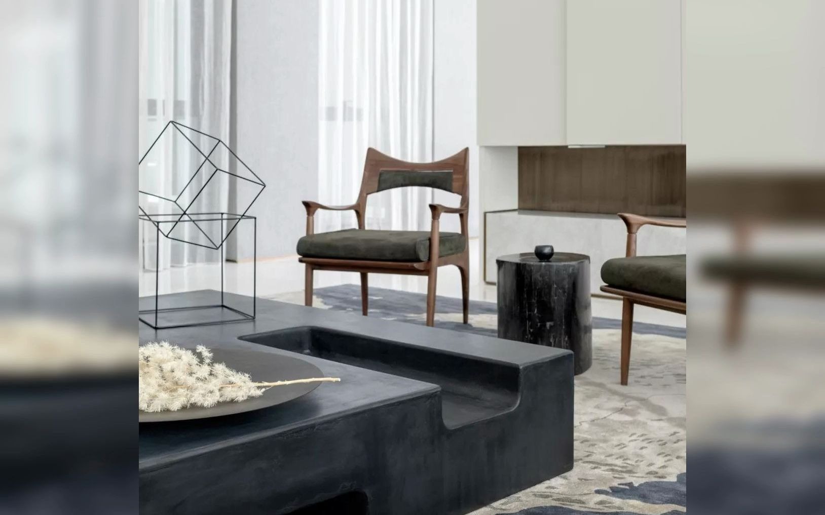 吴滨设计作品案例分析 #别墅案例 别墅丨无间设计·吴滨 奢华山居 "