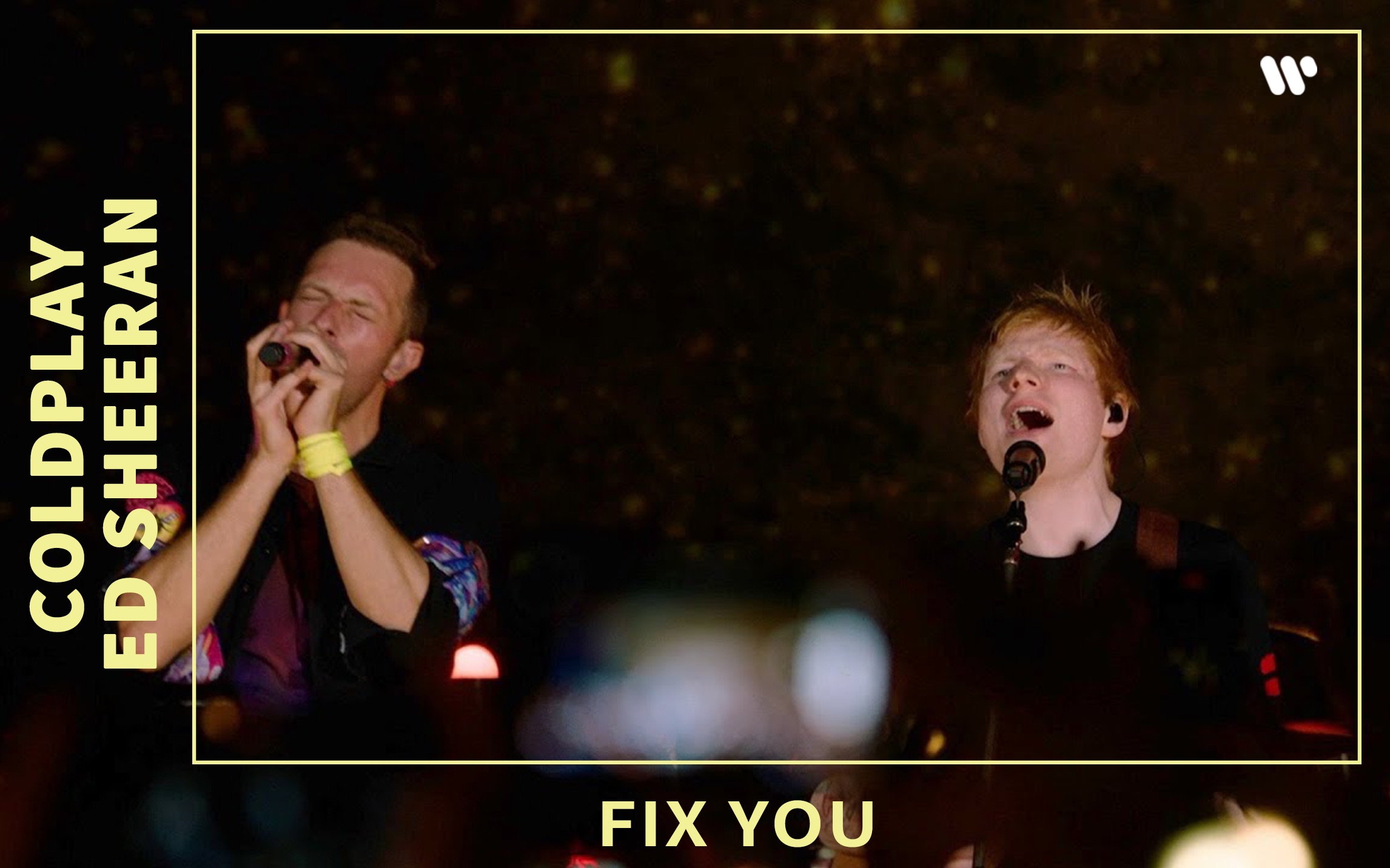 [图]酷玩乐队Coldplay & Ed Sheeran - Fix You ｜Shepherd's Bush Empire现场【中英歌词】