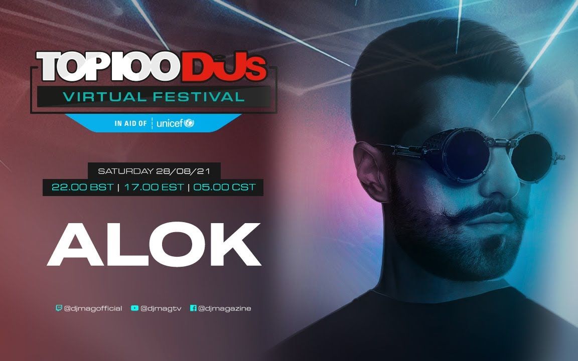 alok最新百大dj拉票电音现场2021