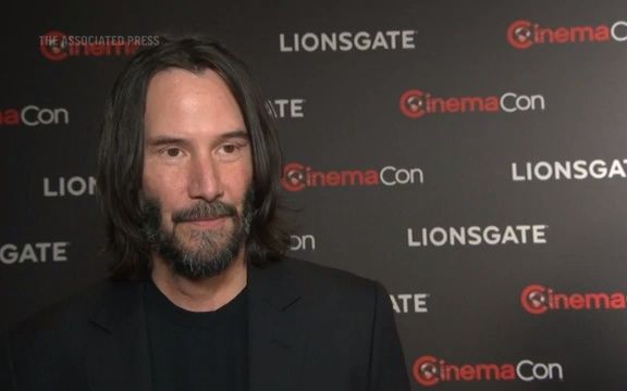 [图]【Keanu Reeves】美国电影产业大会2022（CinemaCon2022），疾速4在拉斯维加斯宣传片段(07)