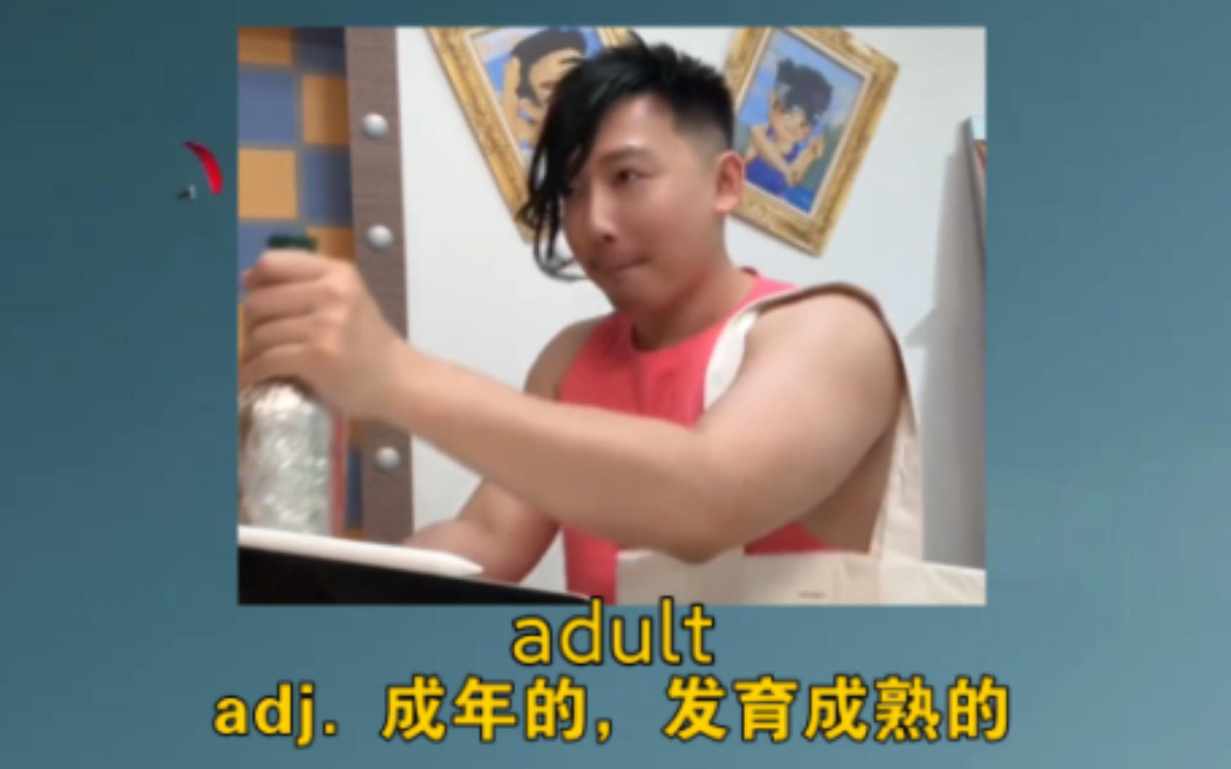 《不能只能有我一个人辣眼睛》 adult:adj. 成年的,发育成熟的哔哩哔哩bilibili