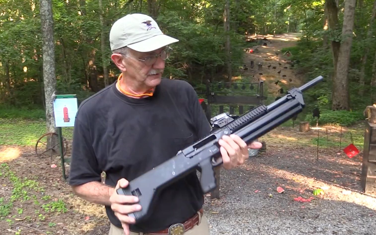 老爷子玩枪 srm m1216半自动霰弹枪_哔哩哔哩 (゜