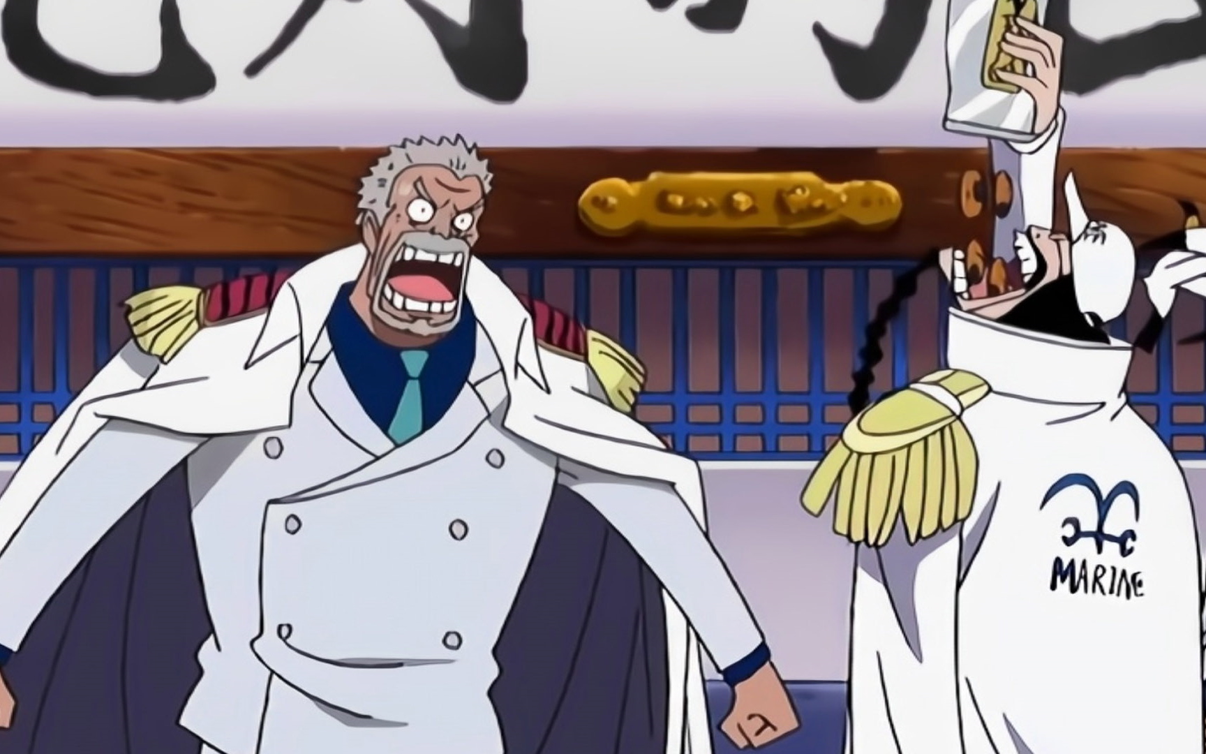 海贼王:卡普与战国搞笑沙雕时刻!你认为两人联手能赢黑胡子吗?