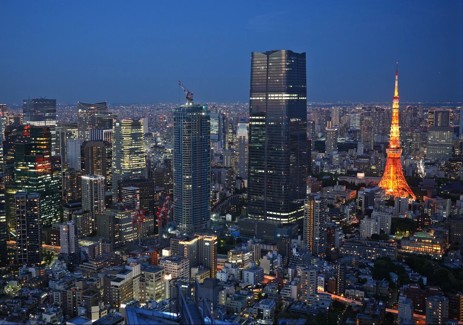 【8k hdr】 東京夜景 航拍