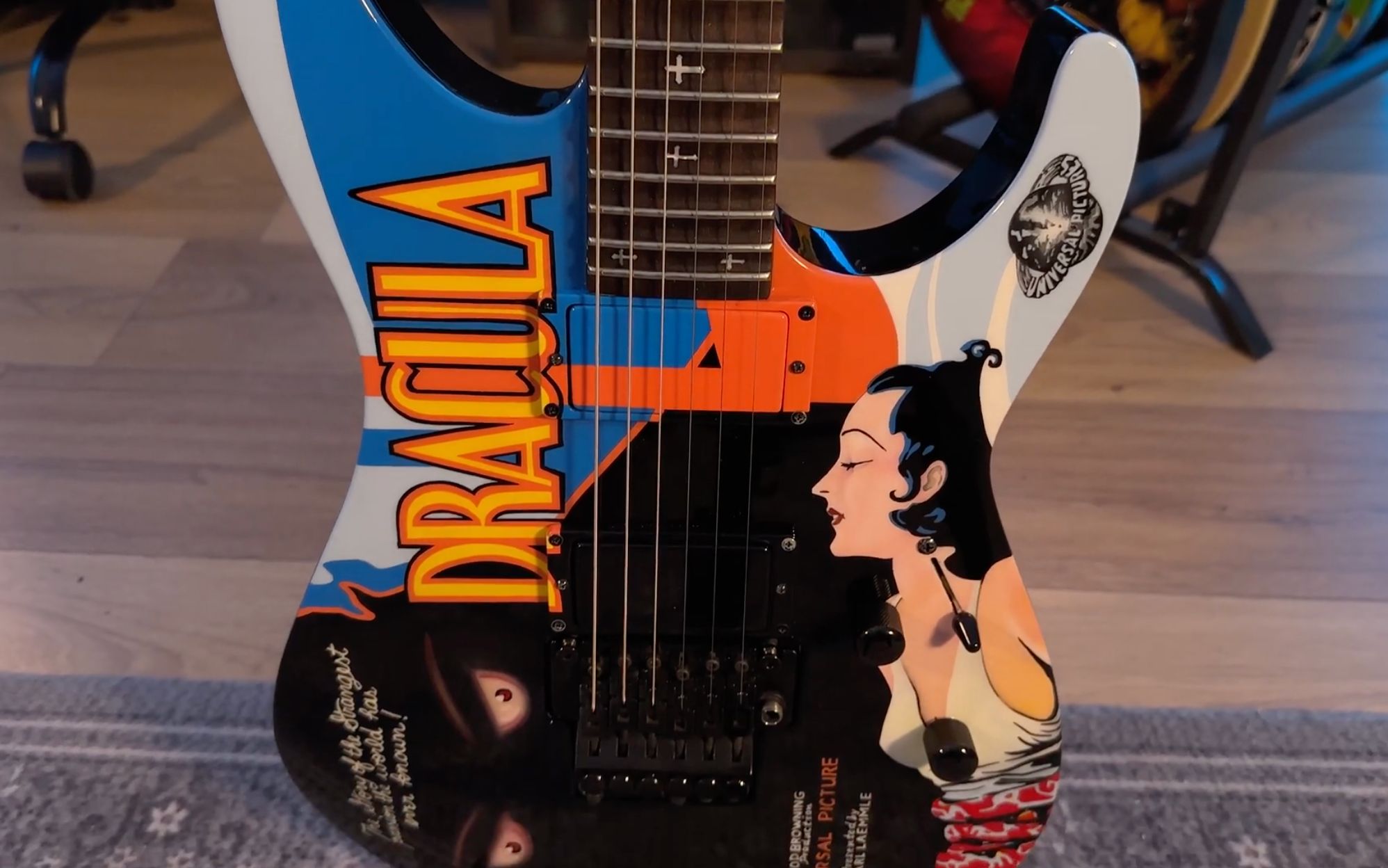 2023 kirk hammett新款:esp kh new dracula