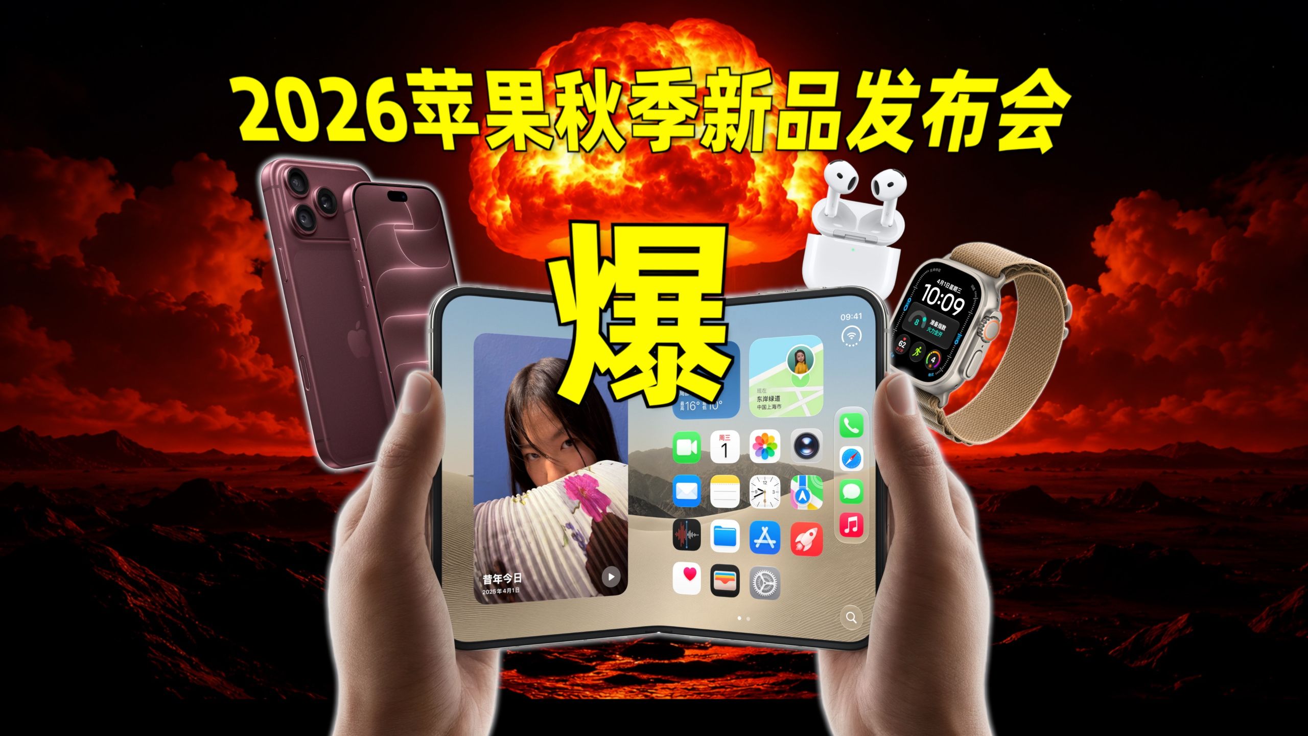 锐评2026苹果秋季新品发布会:iPhone Duo、iPhone 18 Pro、Apple Watch、AirPods