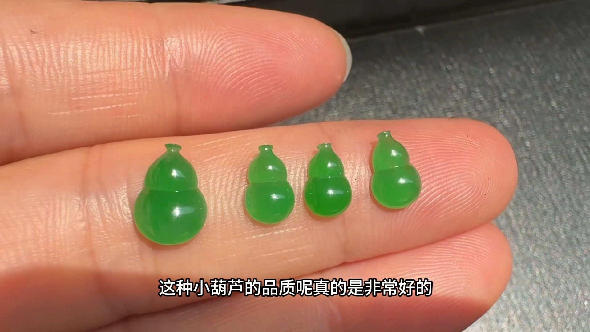 满绿翡翠葫芦在线分享,网友:种色都兼备颜值超高