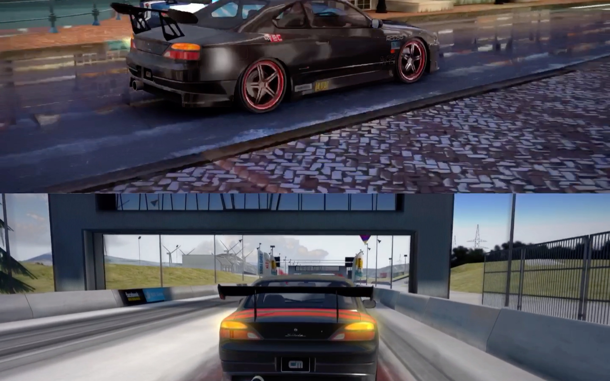 氮气赛车:新旧画面对比_哔哩哔哩bilibili