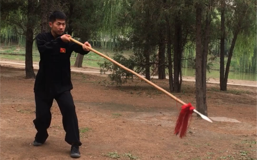 八极拳枪法基本功挑枪