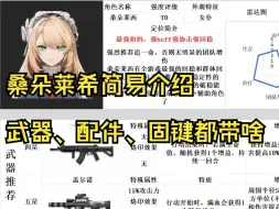 Tải video: 【少女前线2：追放】桑朵莱希一图流结论 武器、配件、固键、配队