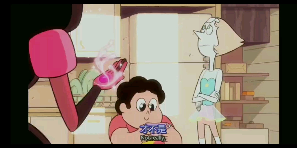 宇宙小子/ STEVEN UNIVERSE 分别在第一季第一集和未来篇最后一集的“cookie CAT ”首尾呼应!哔哩哔哩bilibili