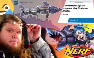 Video herunterladen: NERF又整活 170刀的英雄联盟金克丝限量款发射器