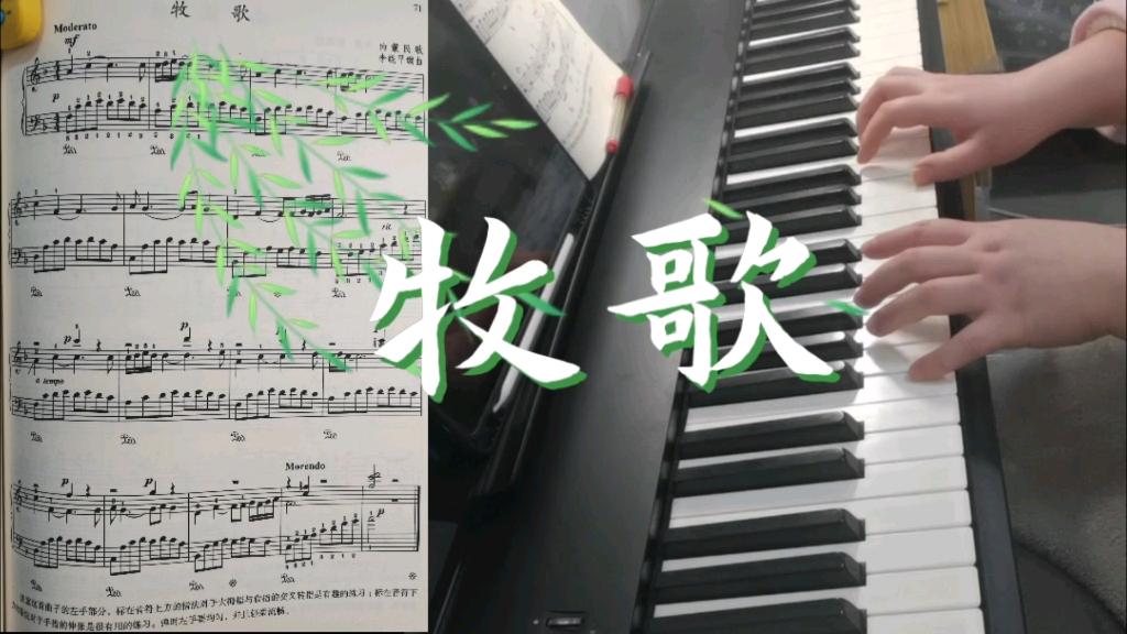 [图]【钢基】《牧歌》内蒙古民歌李晓平编曲 这首录到崩溃 不过很好听～