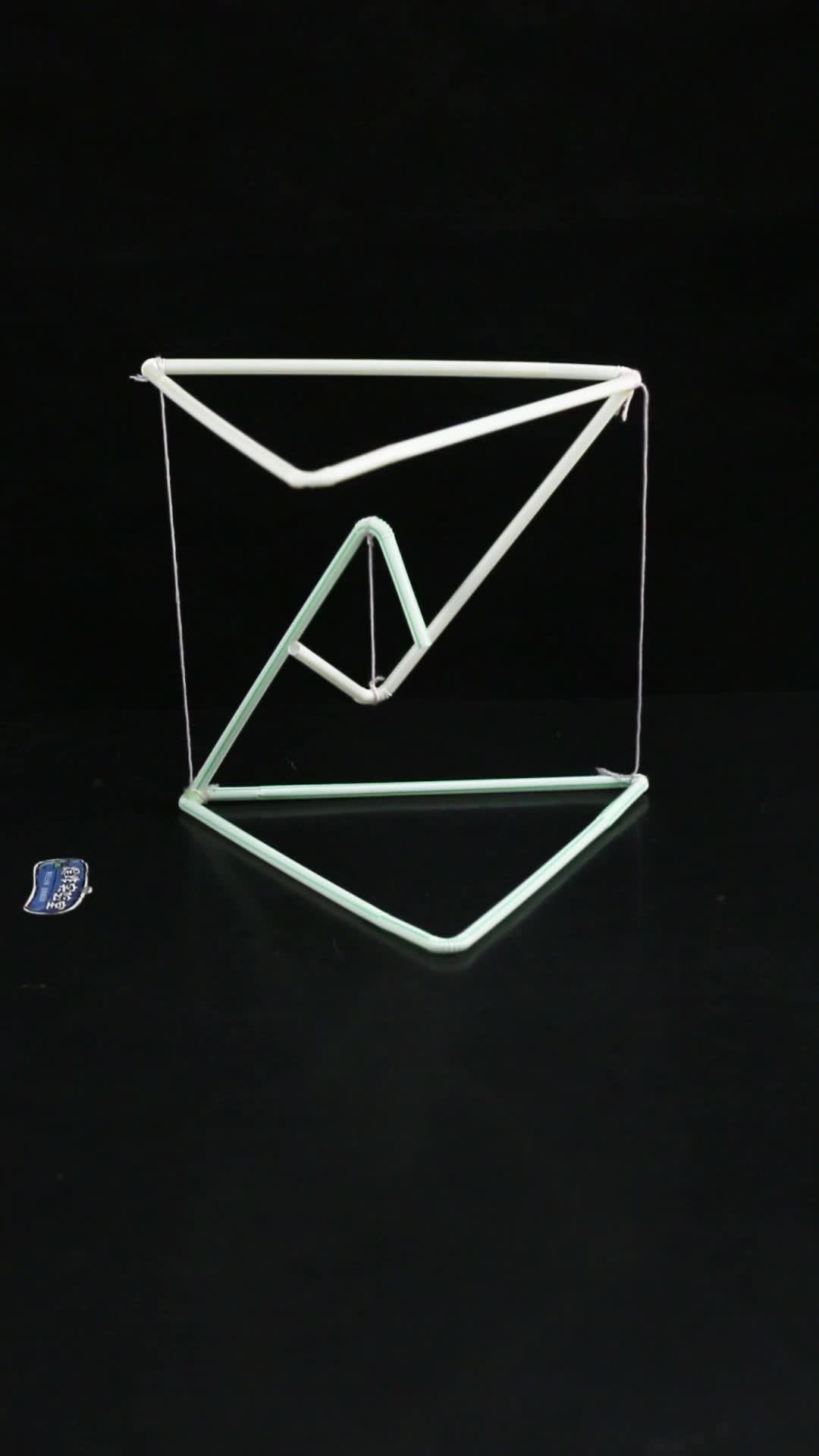 挑战不可能,三根绳子也能悬浮?你看懂了吗!