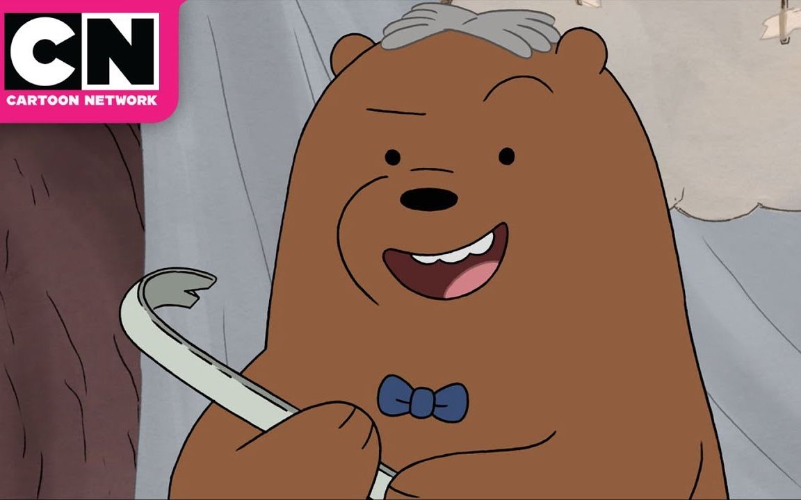 【熊熊三贱客】Crowbar Jones to the Rescue! 小剧场 咋们裸熊 We Bare Bears Cartoon Network哔哩哔哩bilibili