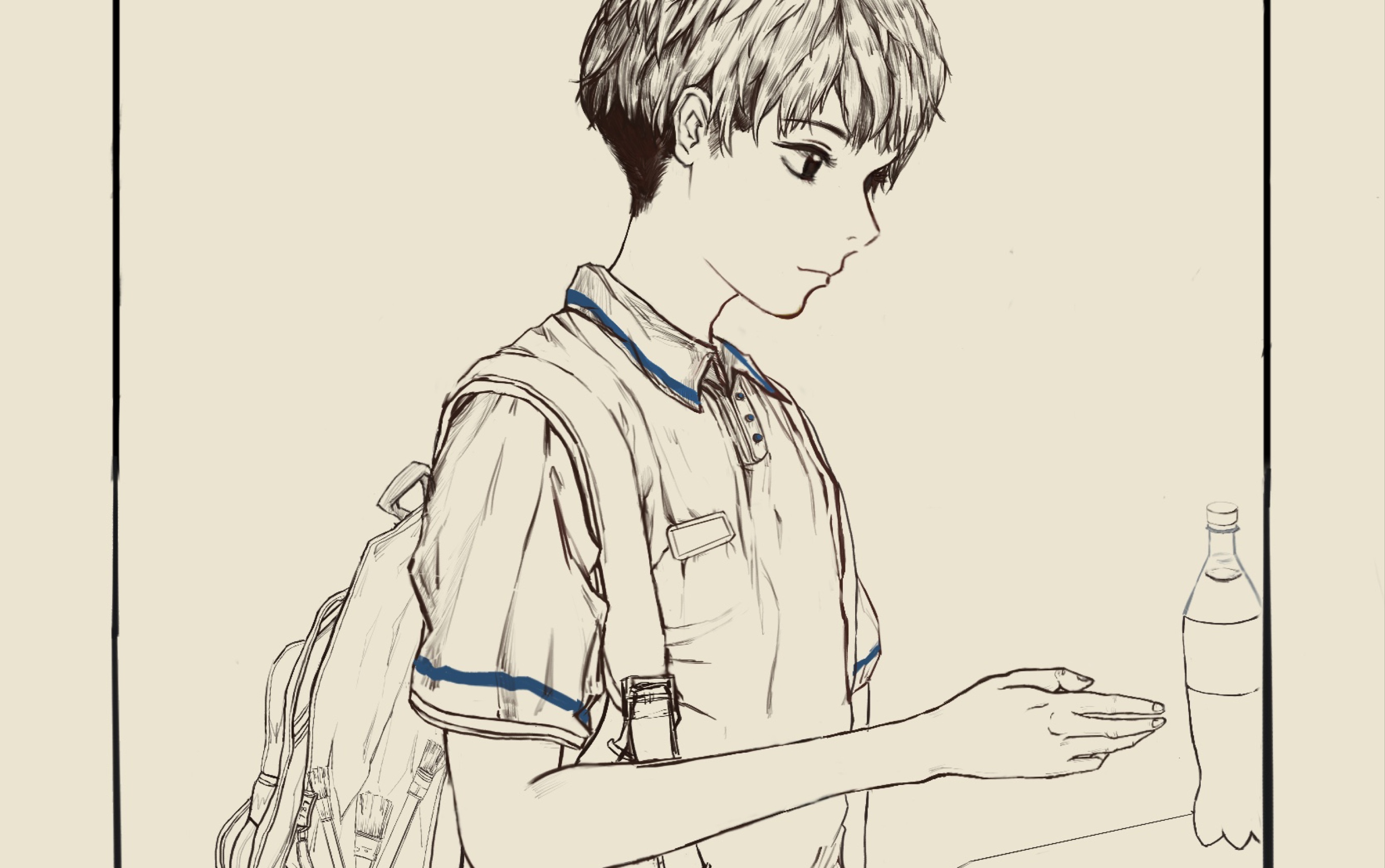 【procreate】德云社张九龄同人透卡绘画过程