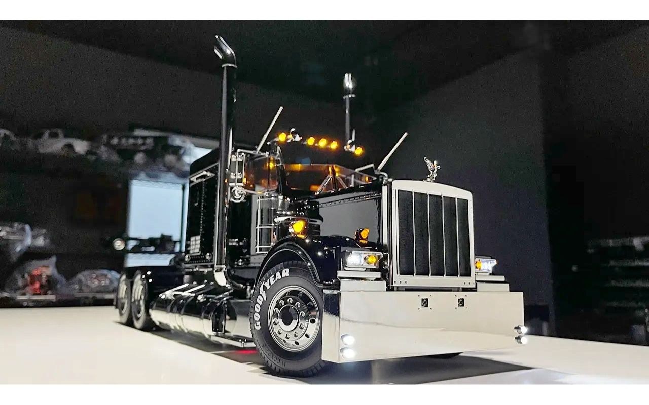 【yamato】田宫rc·新国王拖头·黑色镜面烤漆作品展示「grand hauler