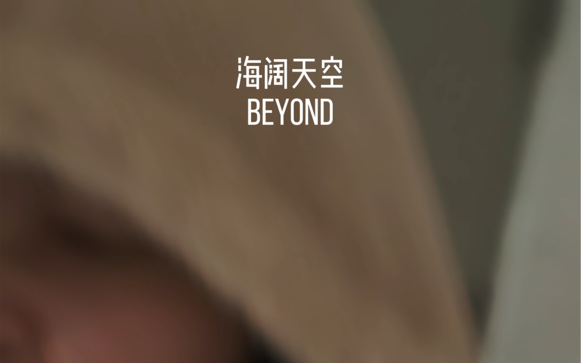 [图]“原谅我这一生不羁放纵爱自由”-《海阔天空》beyond