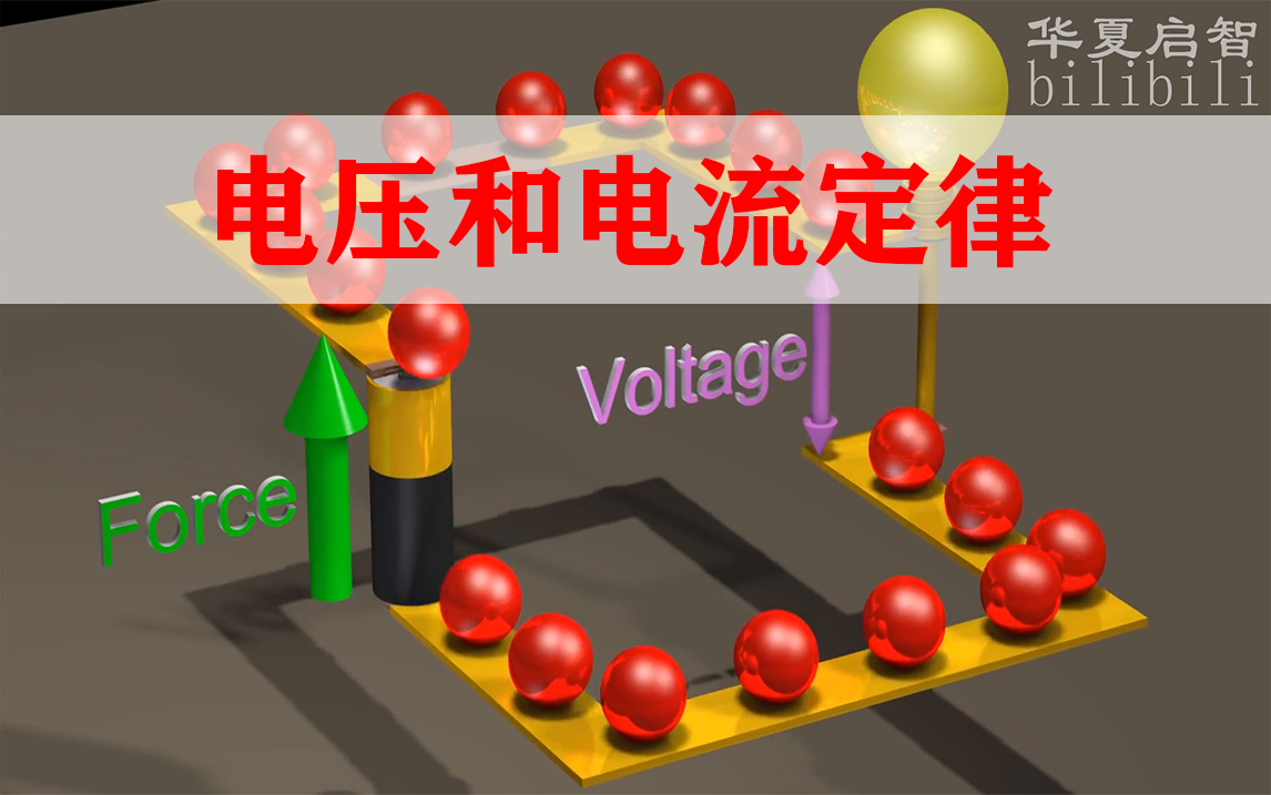 [图]【汉语】【可视化】【3D动画演示】电路基础1-4.电路的电压和电流定律基础