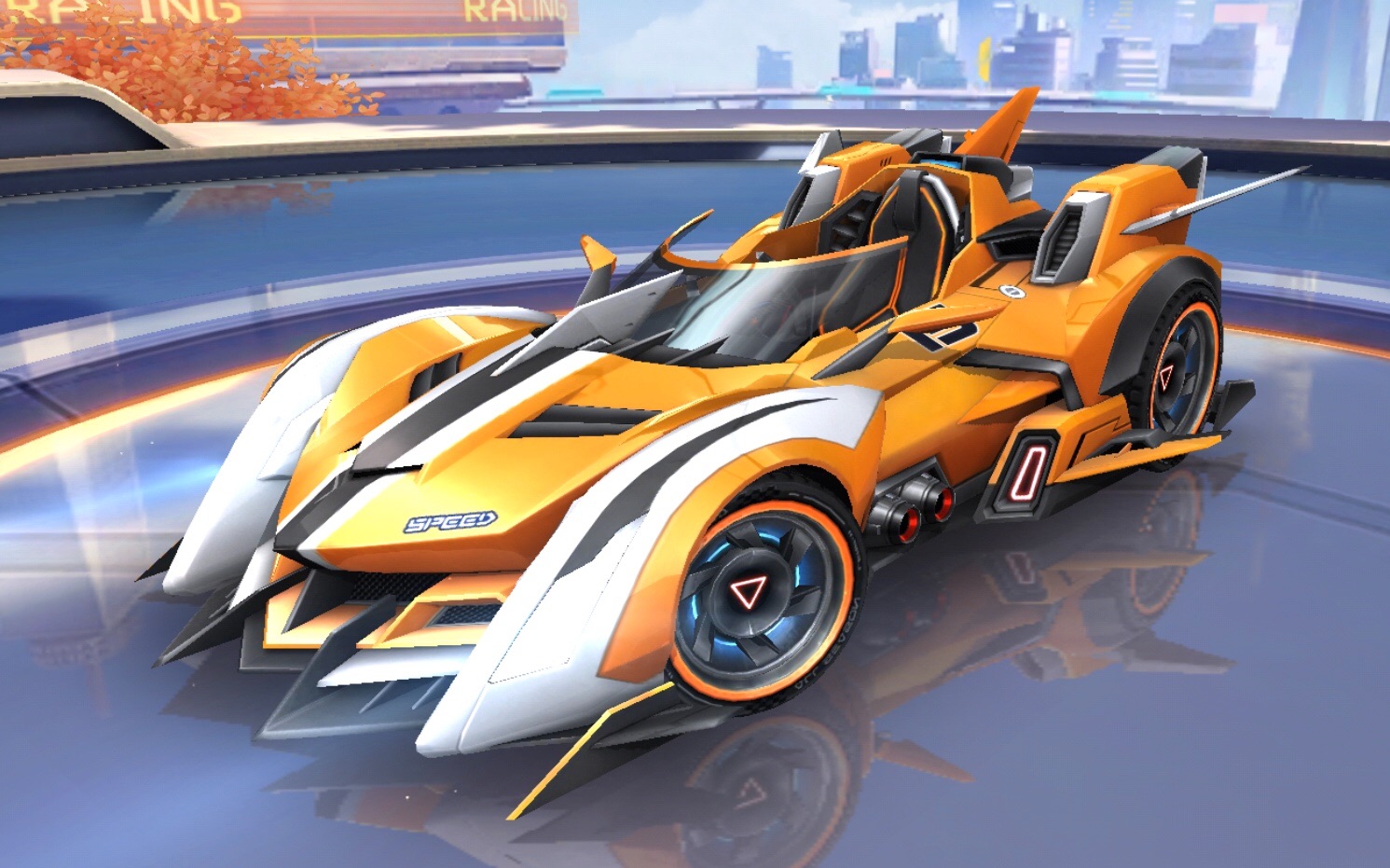 【qq飞车手游】新a车荣耀之光一一城无细节常规跑法,还是买了吧