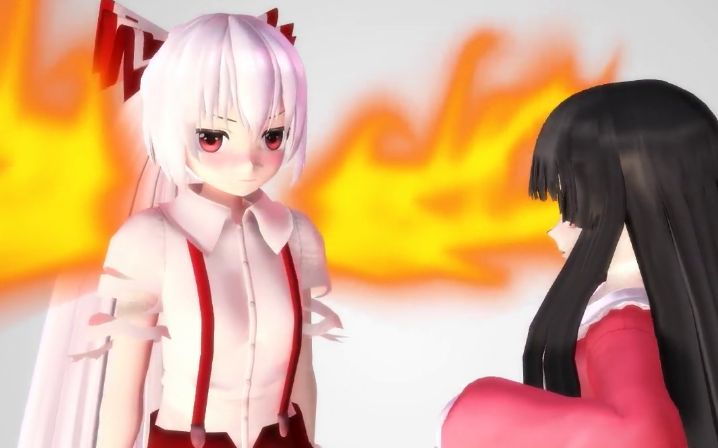 【东方mmd】妹红碳,生气了吗_哔哩哔哩 (゜-゜)つロ 干杯~-bilibili