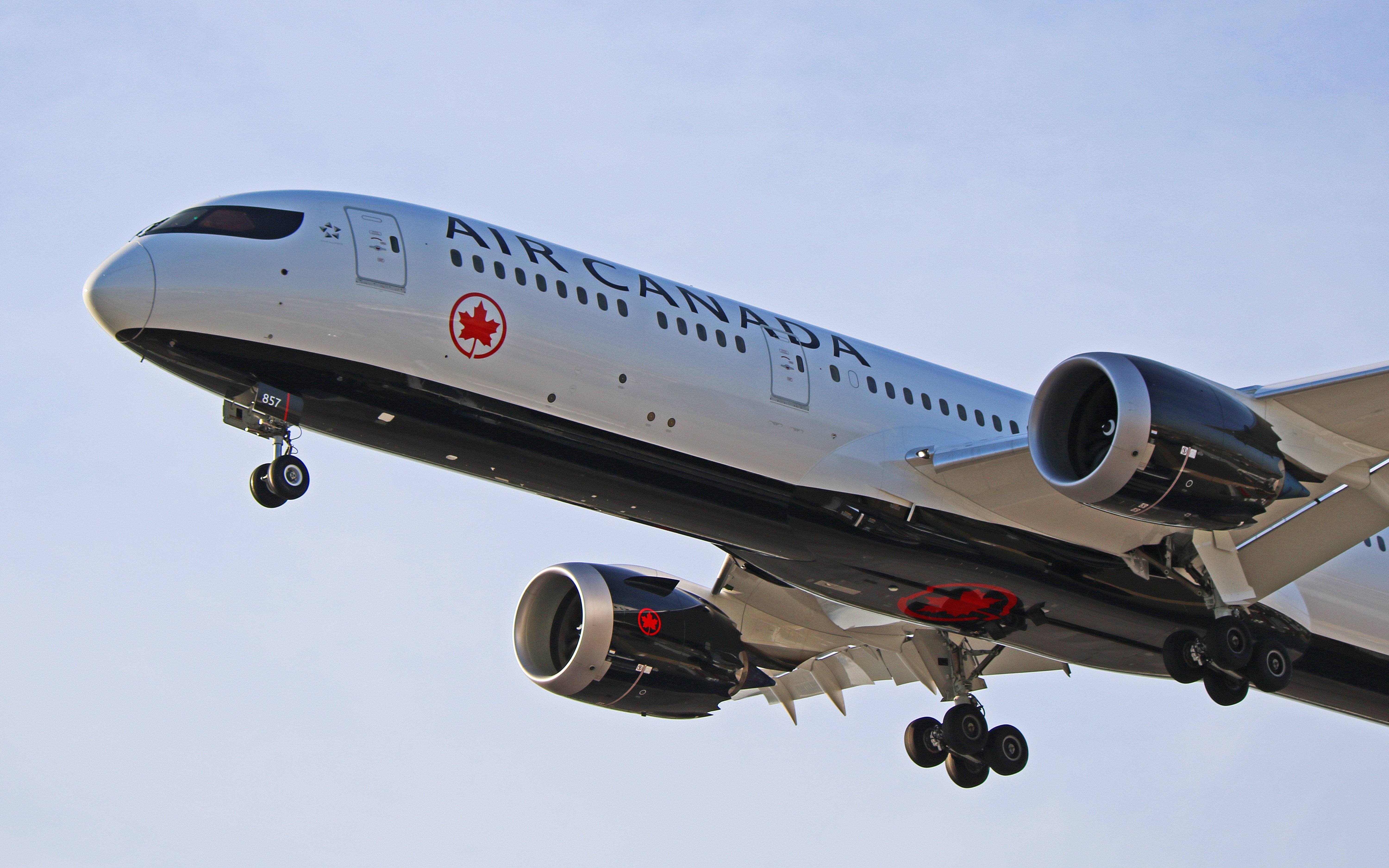 加拿大滑翔机航空ac4 东京成田-温哥华 波音789经济舱飞行