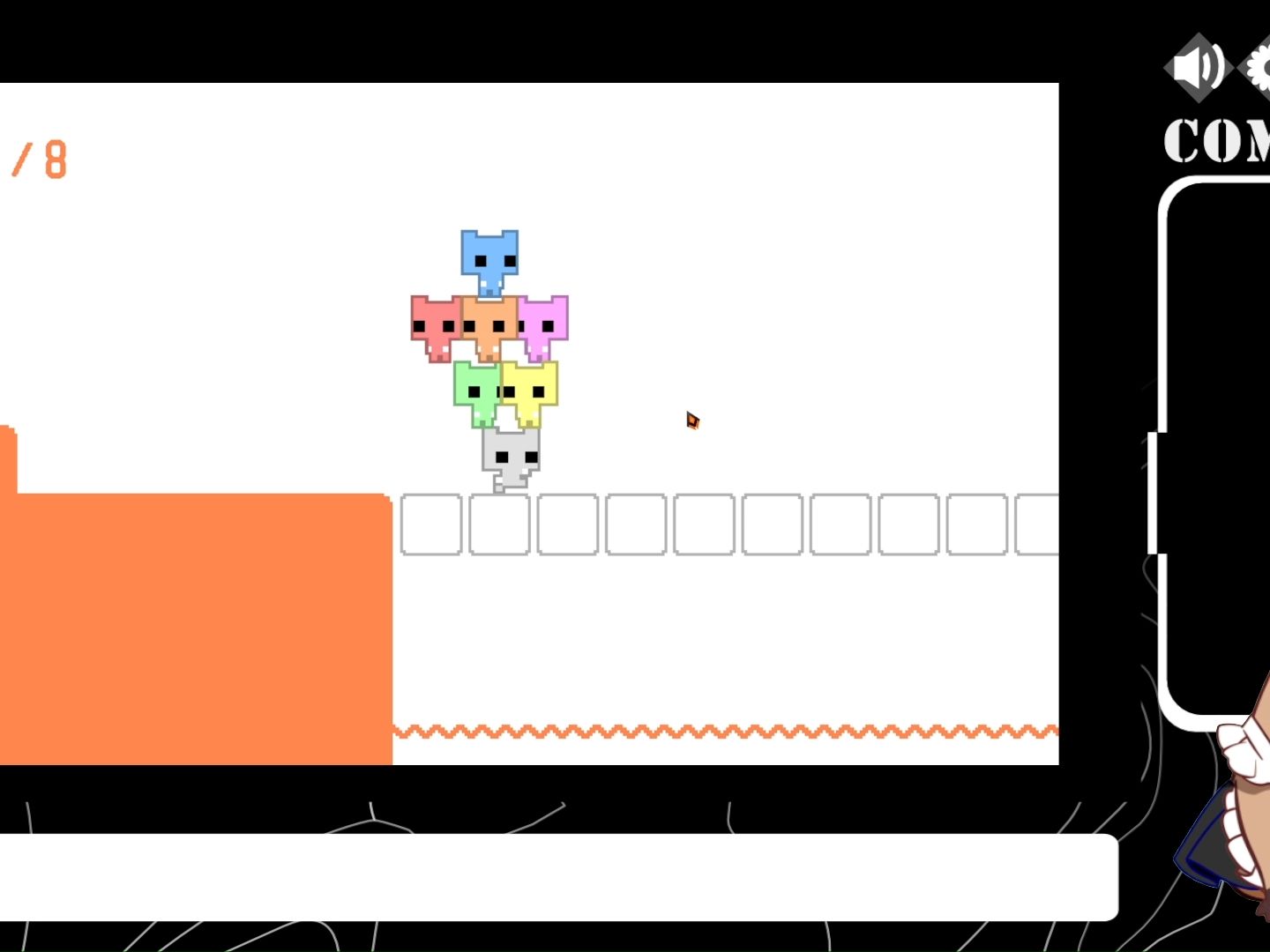 当你组了满编小队准备玩picopark时!