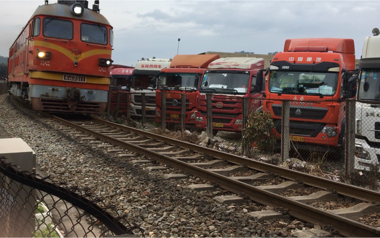 【平盐铁路】平盐自备df4牵引全列广州局管内用车通过