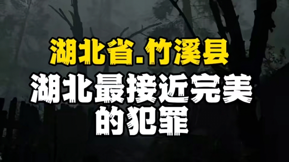 湖北省.竹溪县 湖北最接近完美的犯罪 臭宝准备好了么?我们进入案发现场!哔哩哔哩bilibili