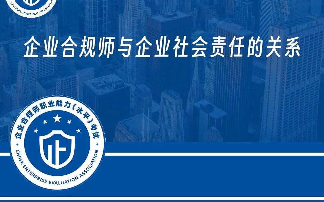 企业合规师与企业社会责任的关系哔哩哔哩bilibili