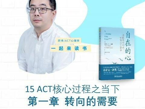 《自在的心》读书分享15ACT核心过程之当下哔哩哔哩bilibili