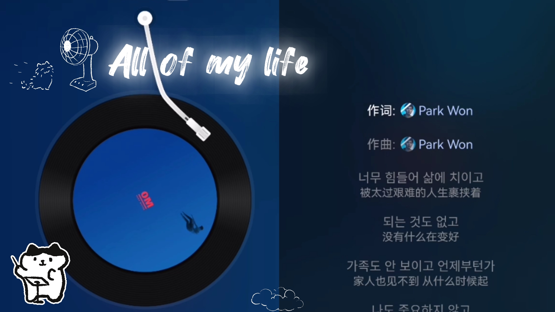 [图]宝藏歌单‖All of my life