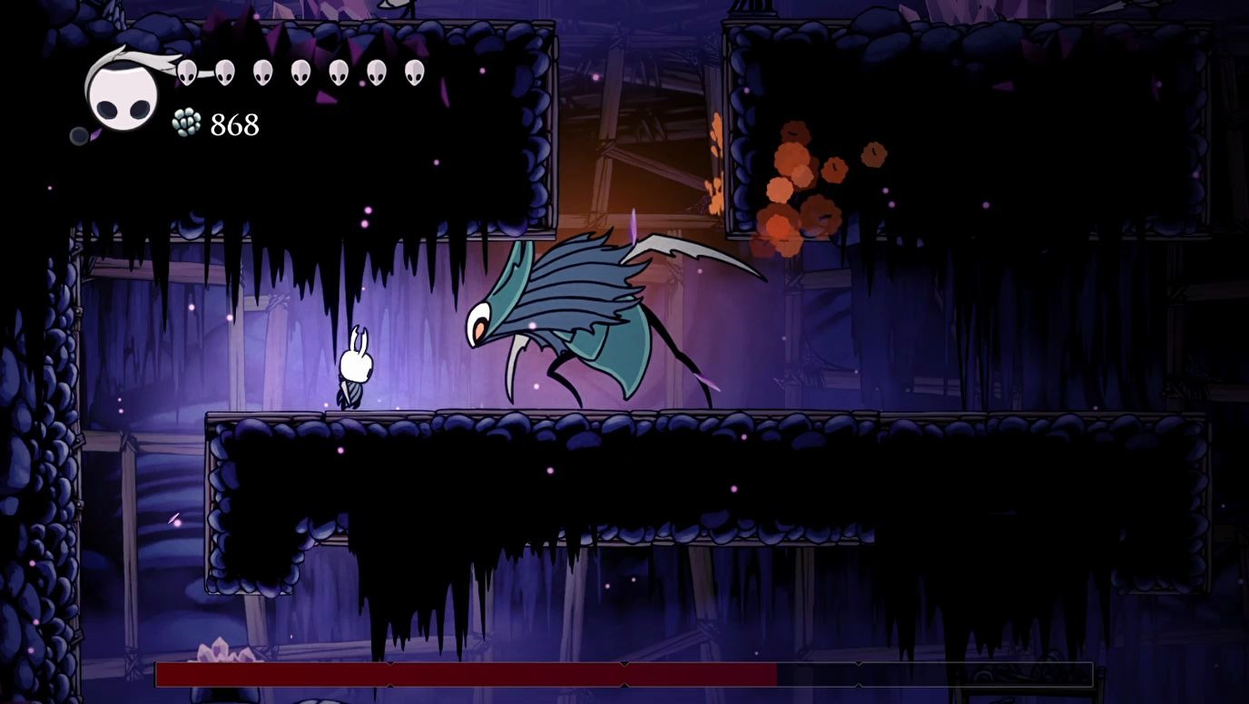 空洞骑士 龙牙姐打这个叛徒领主吧