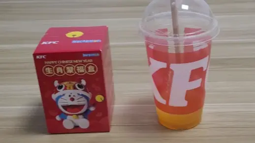 肯德基哆啦A梦盲盒开箱，KFC哆啦A梦盲盒