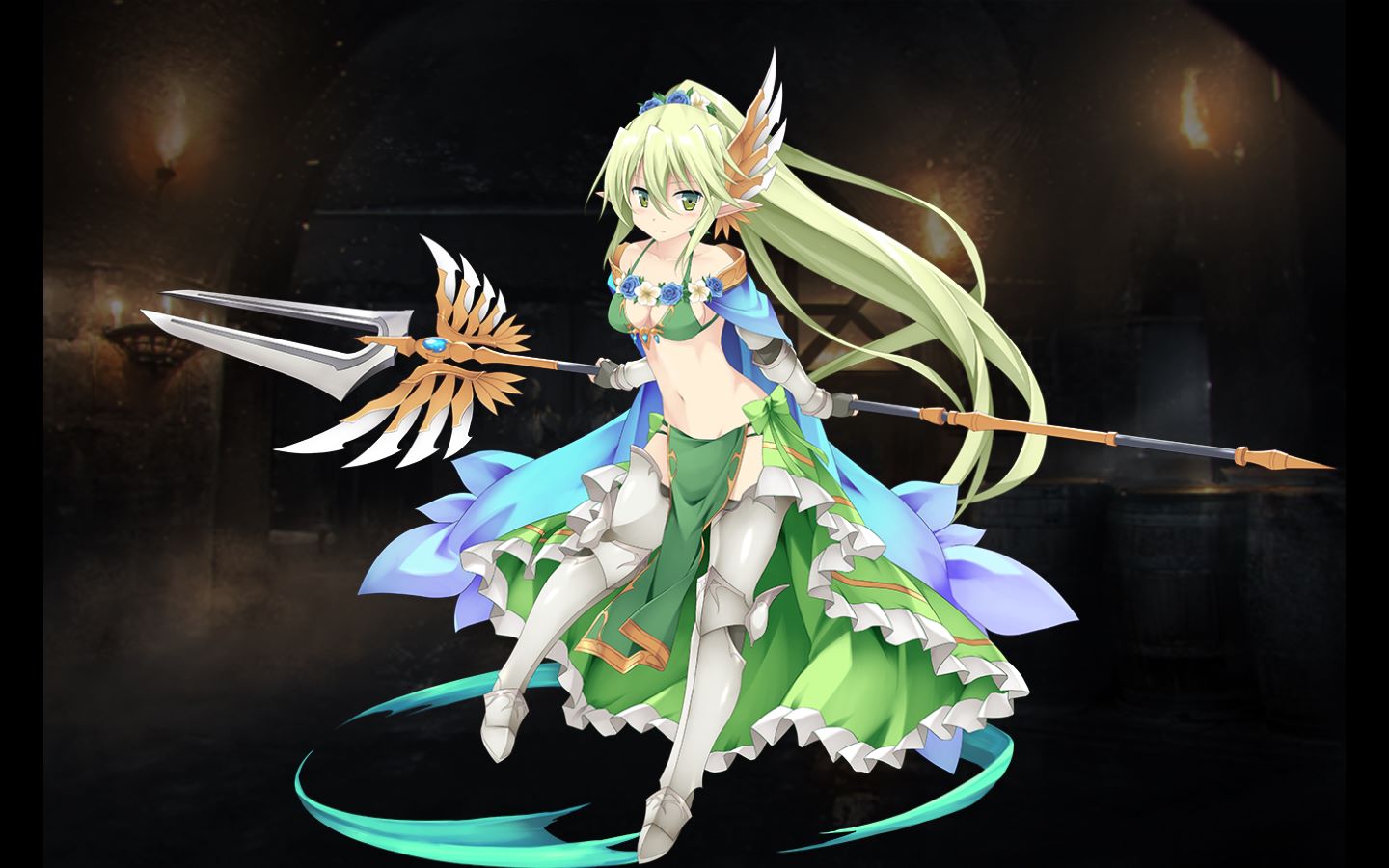 【千年战争aigis】魔神 阿加雷斯 lv15 狮鹫试用