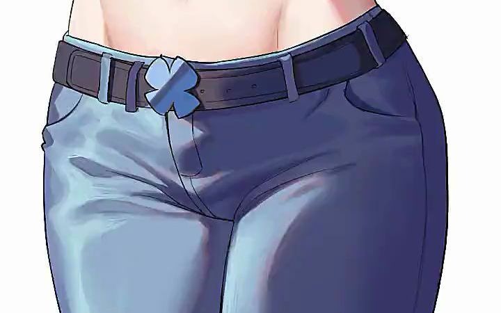 【绘画视频教学】牛仔裤上色 新手练习绘画第一步干什么